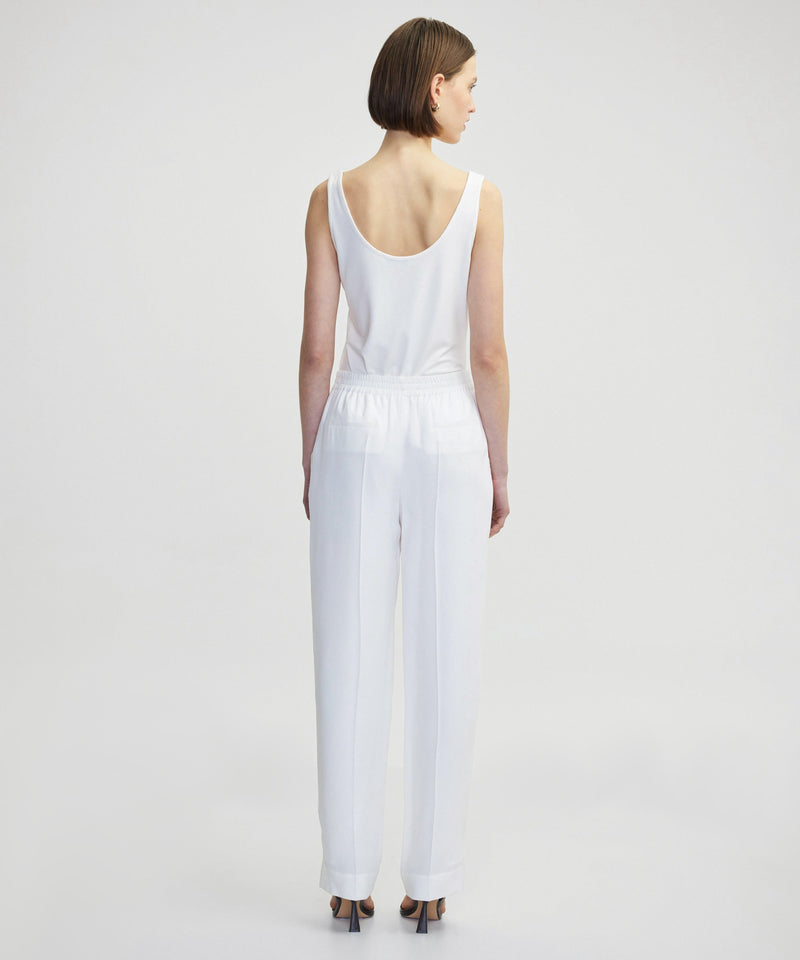 Ipekyol Elastic Waist Trousers With Buttons Ecru