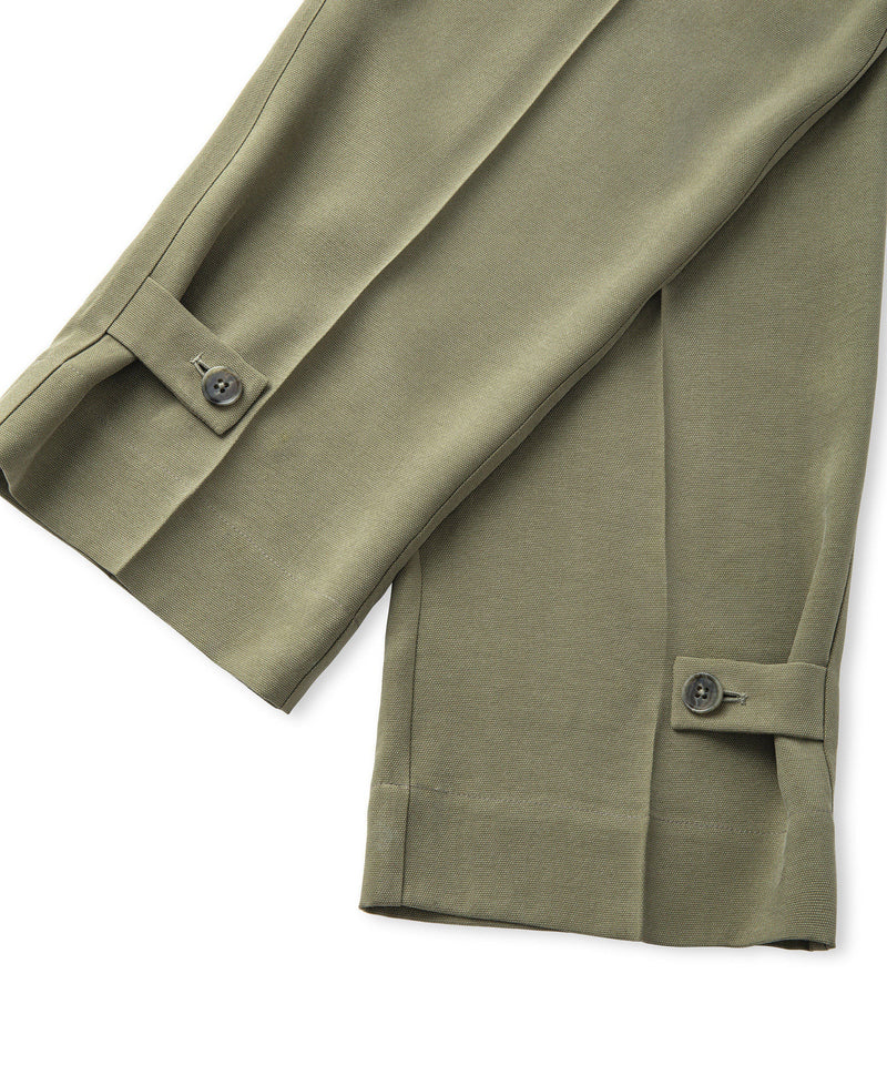 Ipekyol Elastic Waist Trousers With Buttons Khaki