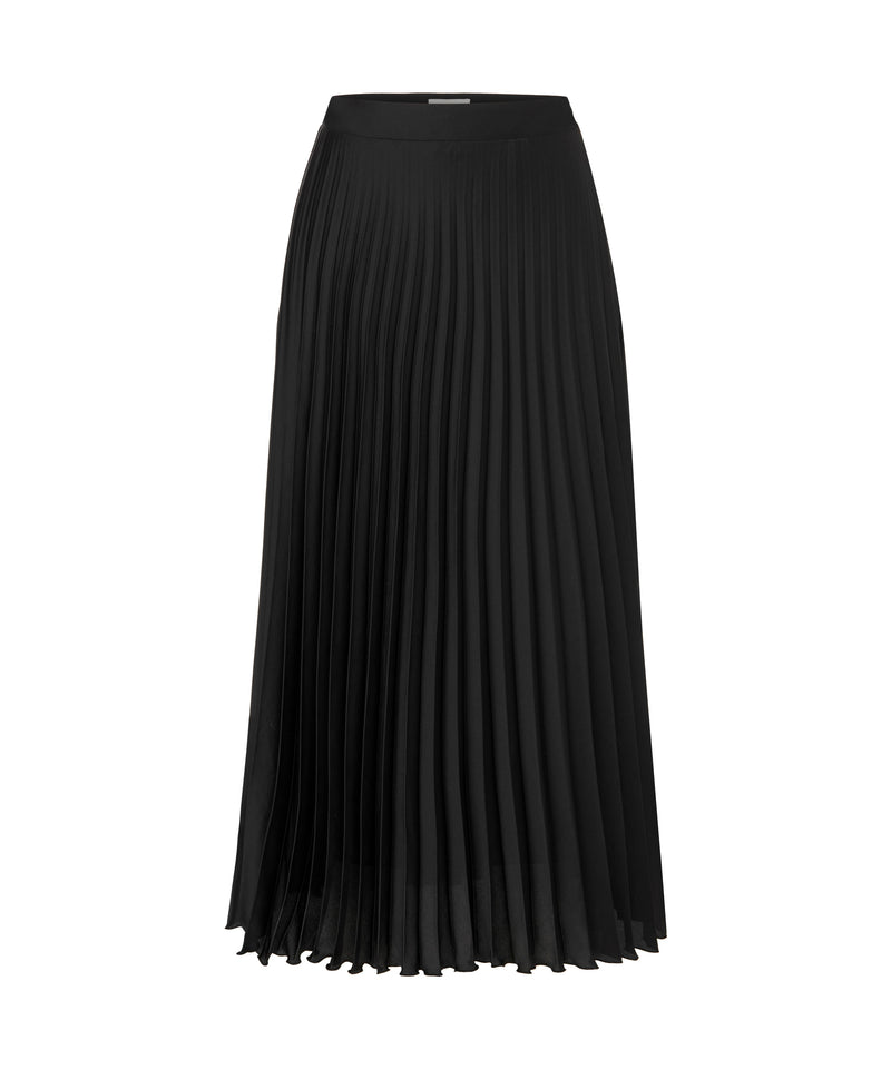 Ipekyol Pleated Solid Skirt Black