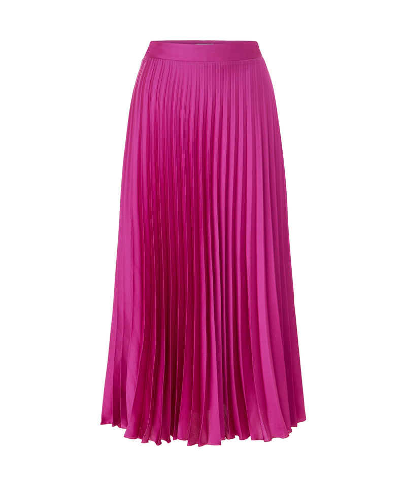 Ipekyol Pleated Solid Skirt Dark Purple