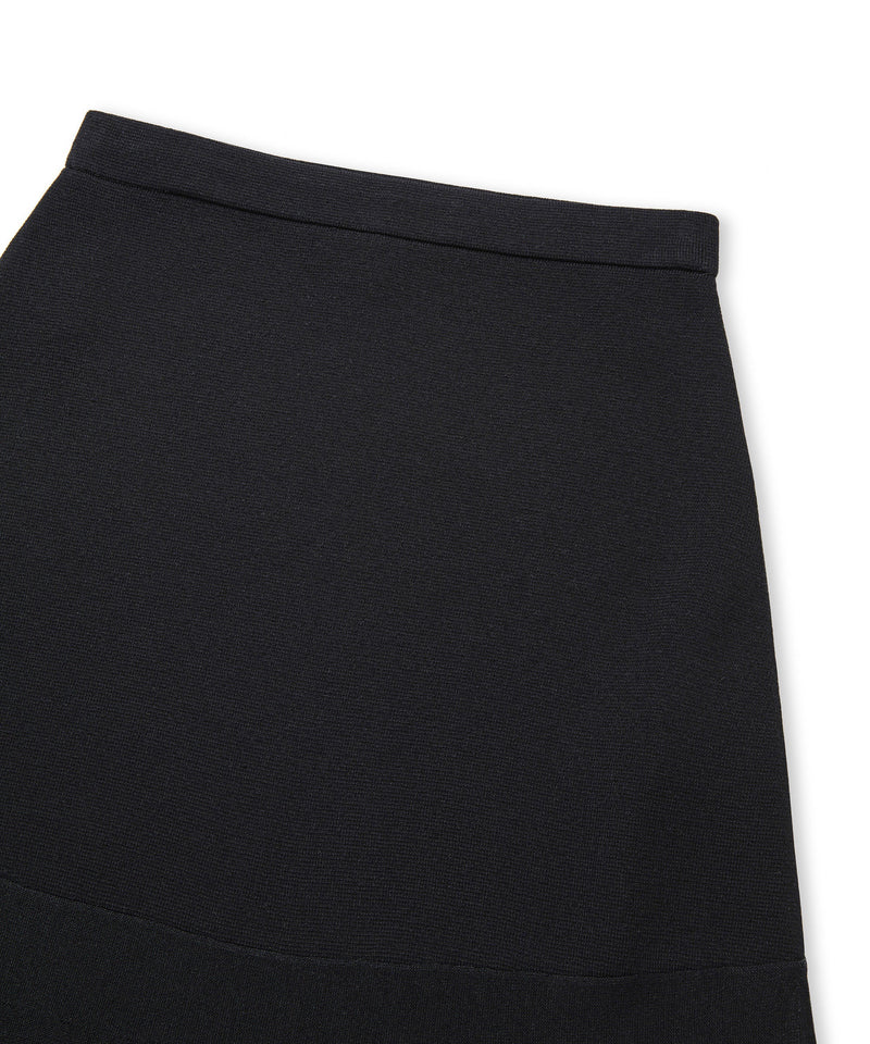 Ipekyol Fabric Mix Skirt Black