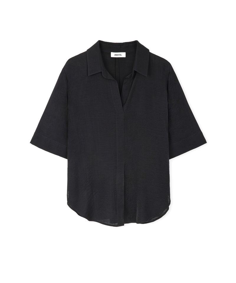 Ipekyol Shirt Collar Blouse Black