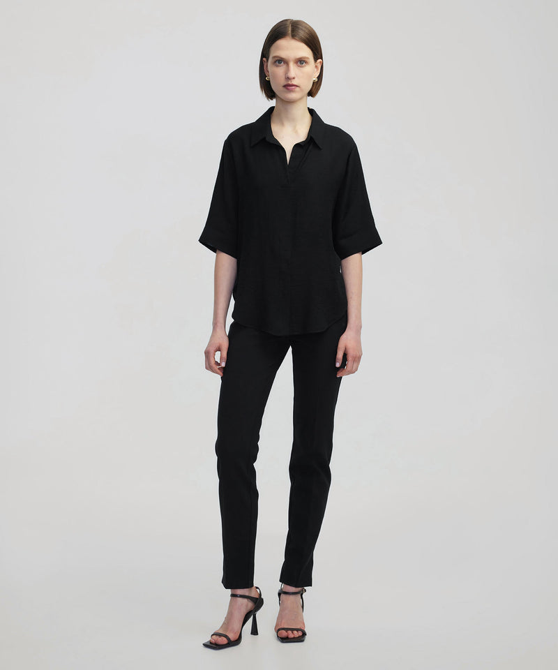 Ipekyol Shirt Collar Blouse Black