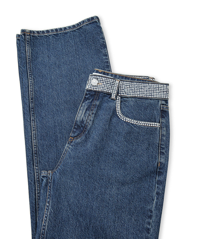 Ipekyol Hotfix Printed Jeans Indigo