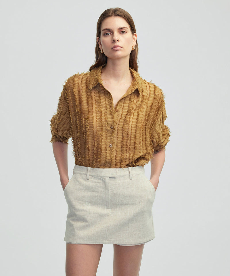Ipekyol Tassel Shirt Tobac