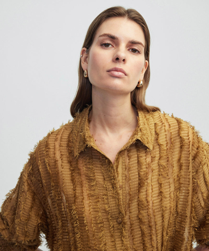 Ipekyol Tassel Shirt Tobac