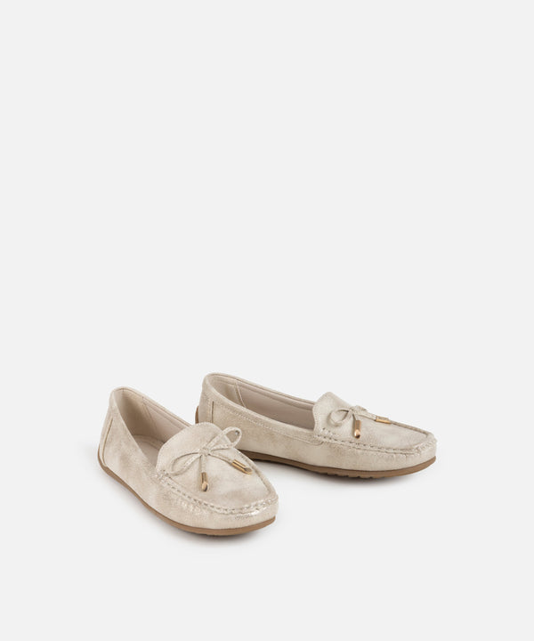 Ipekyol Lace-Up Loafers Gold