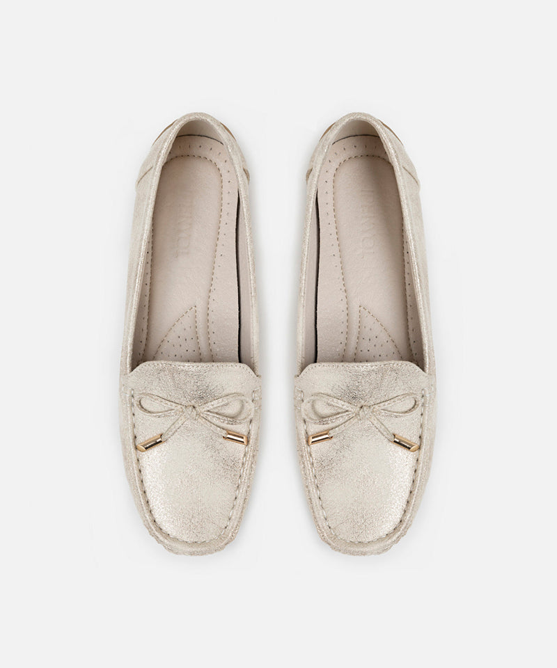 Ipekyol Lace-Up Loafers Gold