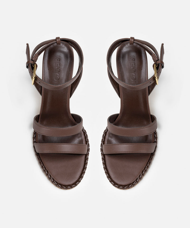 Ipekyol Strappy High Heels Brown