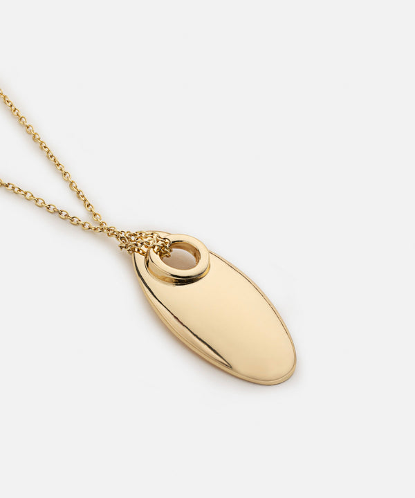 Ipekyol Metal Drop Pendant Necklace Gold