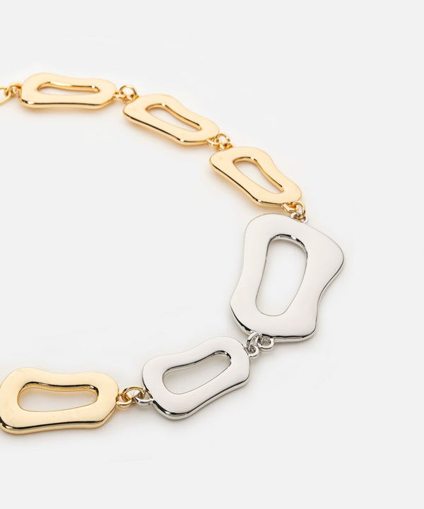 Ipekyol Double Color Metal Necklace Gold