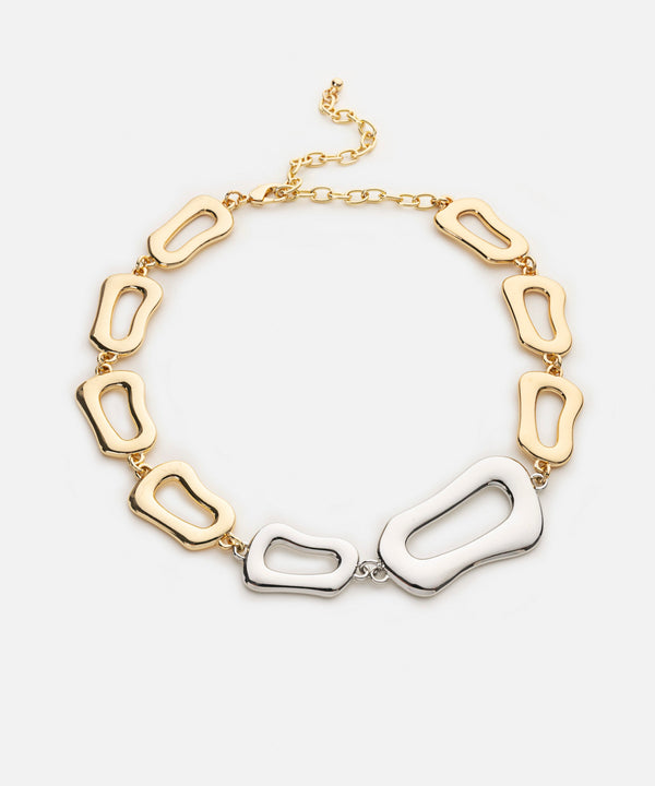 Ipekyol Double Color Metal Necklace Gold