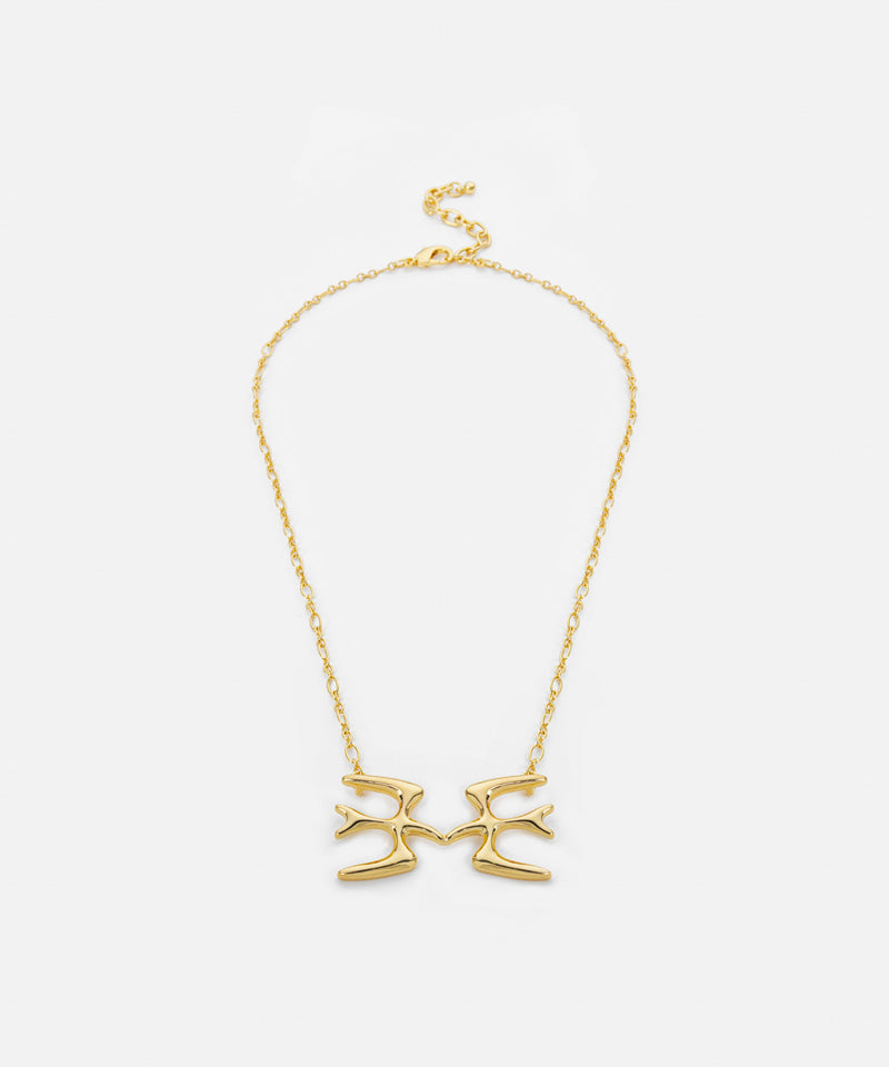 Ipekyol Bird Figured Necklace Gold