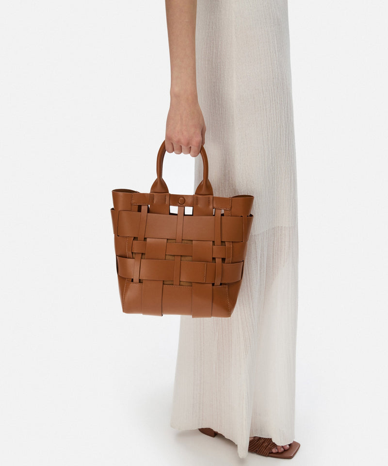Ipekyol Knitted Textured Bag Brown