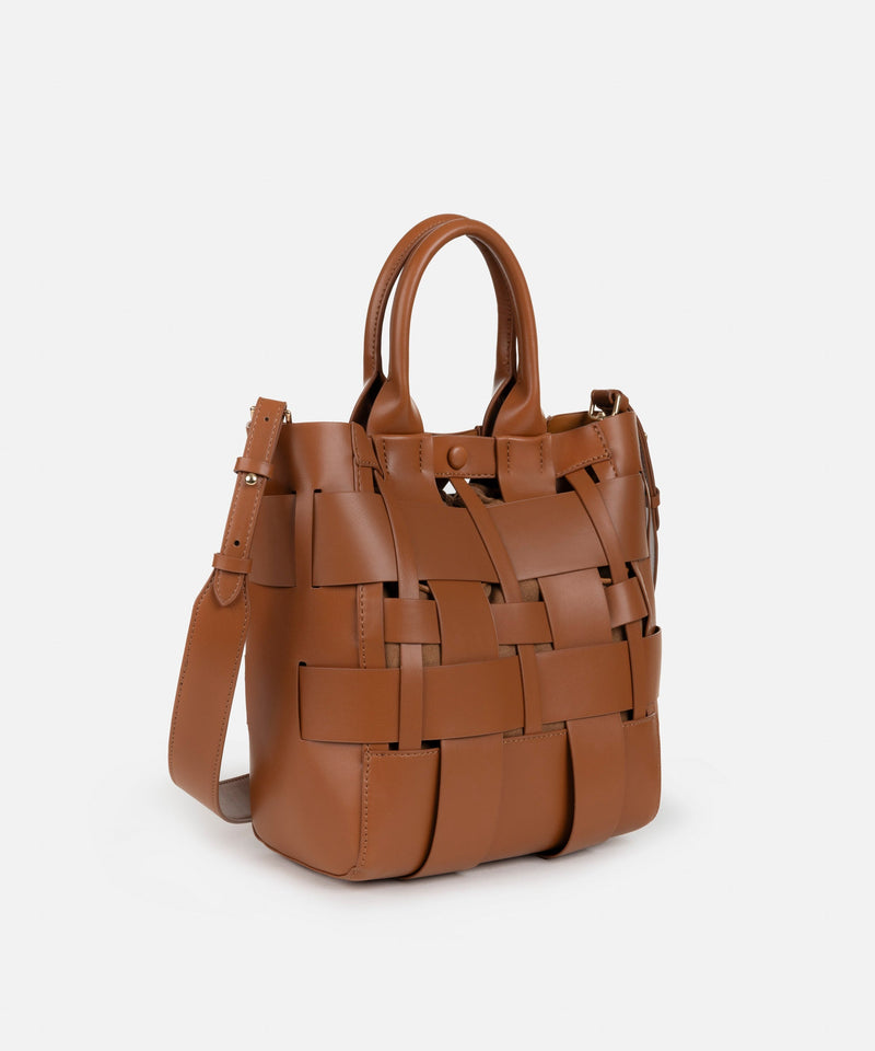 Ipekyol Knitted Textured Bag Brown