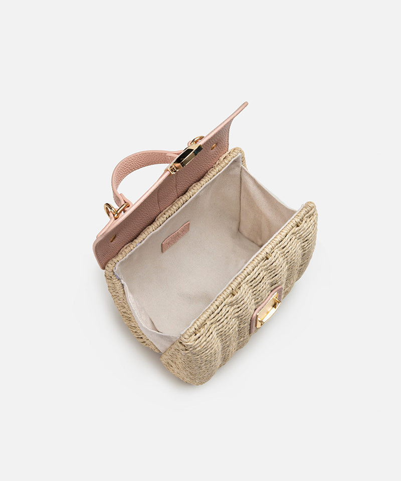 Ipekyol Double Strap Bag With Contrast Flap Powder