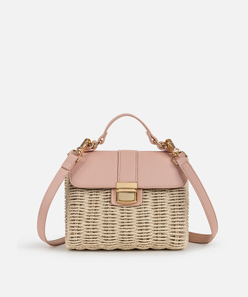 Ipekyol Double Strap Bag With Contrast Flap Powder