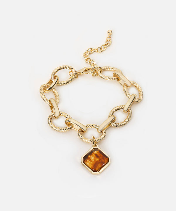 Ipekyol Metal Bracelet With Resin Tip Gold