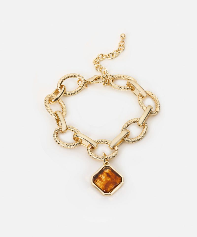 Ipekyol Metal Bracelet With Resin Tip Gold