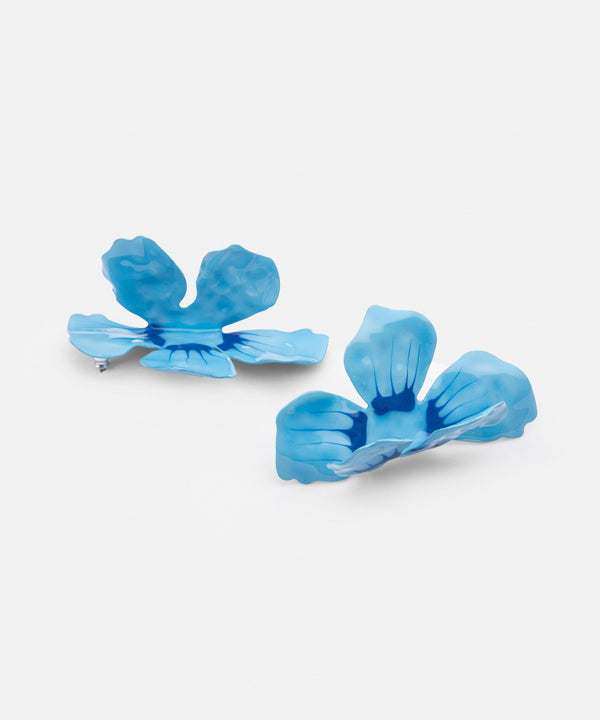 Ipekyol Flower Earrings Blue