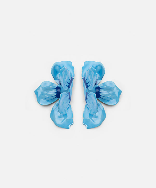 Ipekyol Flower Earrings Blue