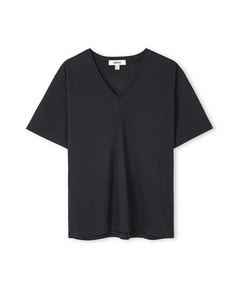 Ipekyol V-Neck T-Shirt Black