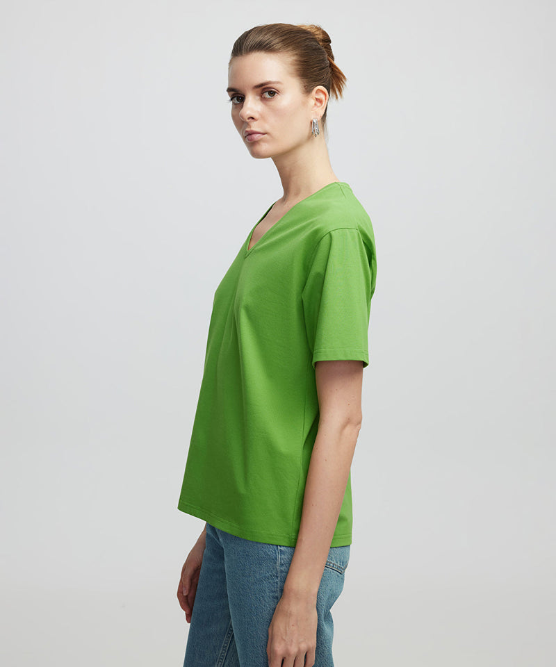 Ipekyol V-Neck T-Shirt Green