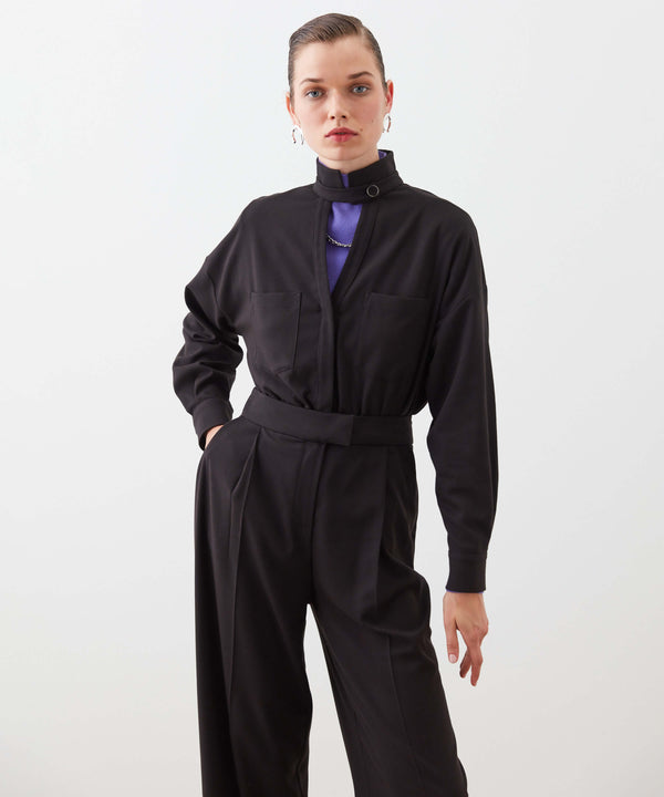 Ipekyol Front-Keyhole Detail Jumpsuit Black