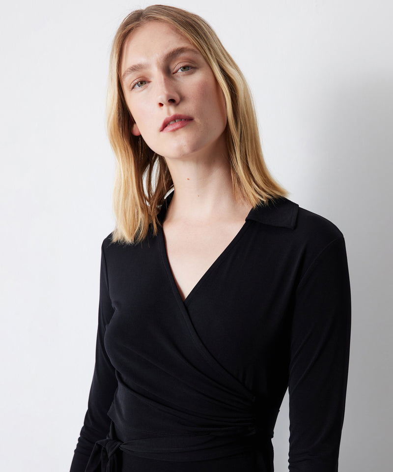 Ipekyol Double-Breasted Shirt Dress Black