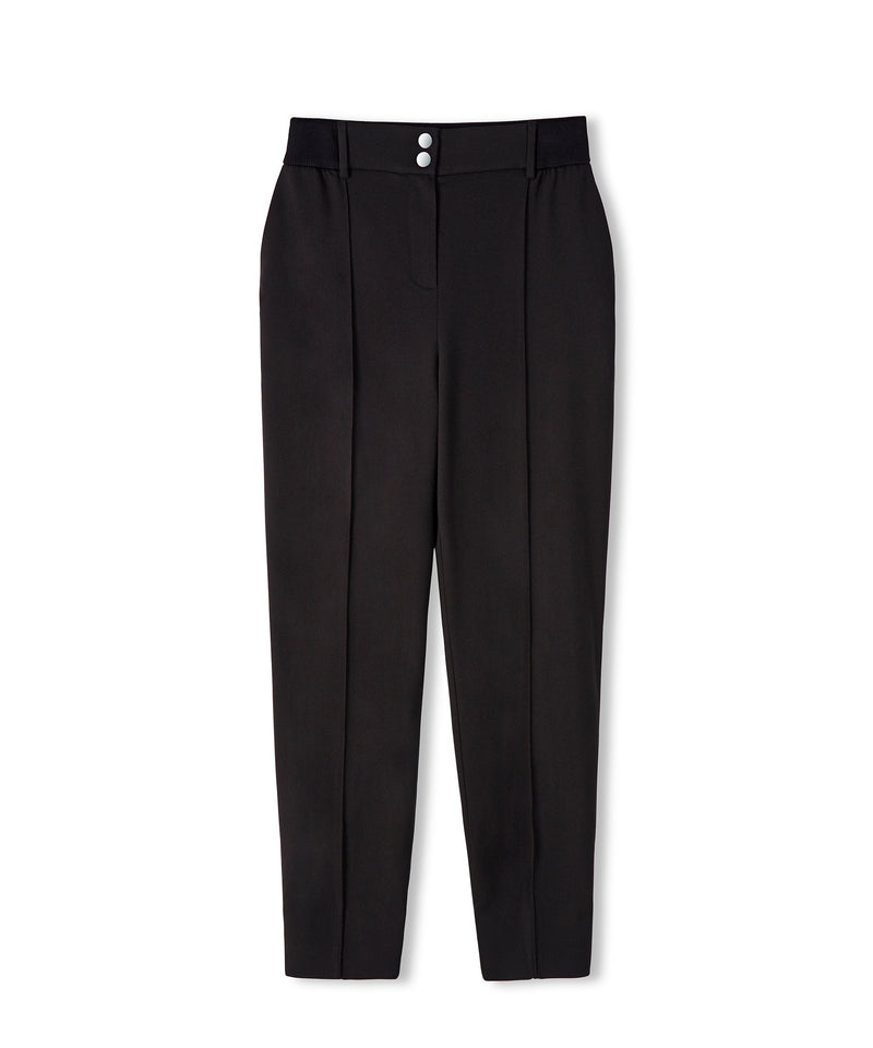 Ipekyol Elastic Waist Trousers Black