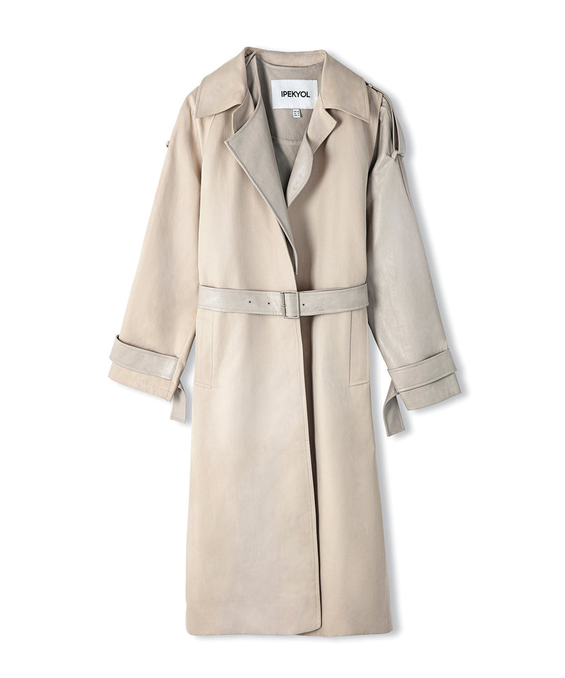 Ipekyol Two Piece Look Trench Coat Stone