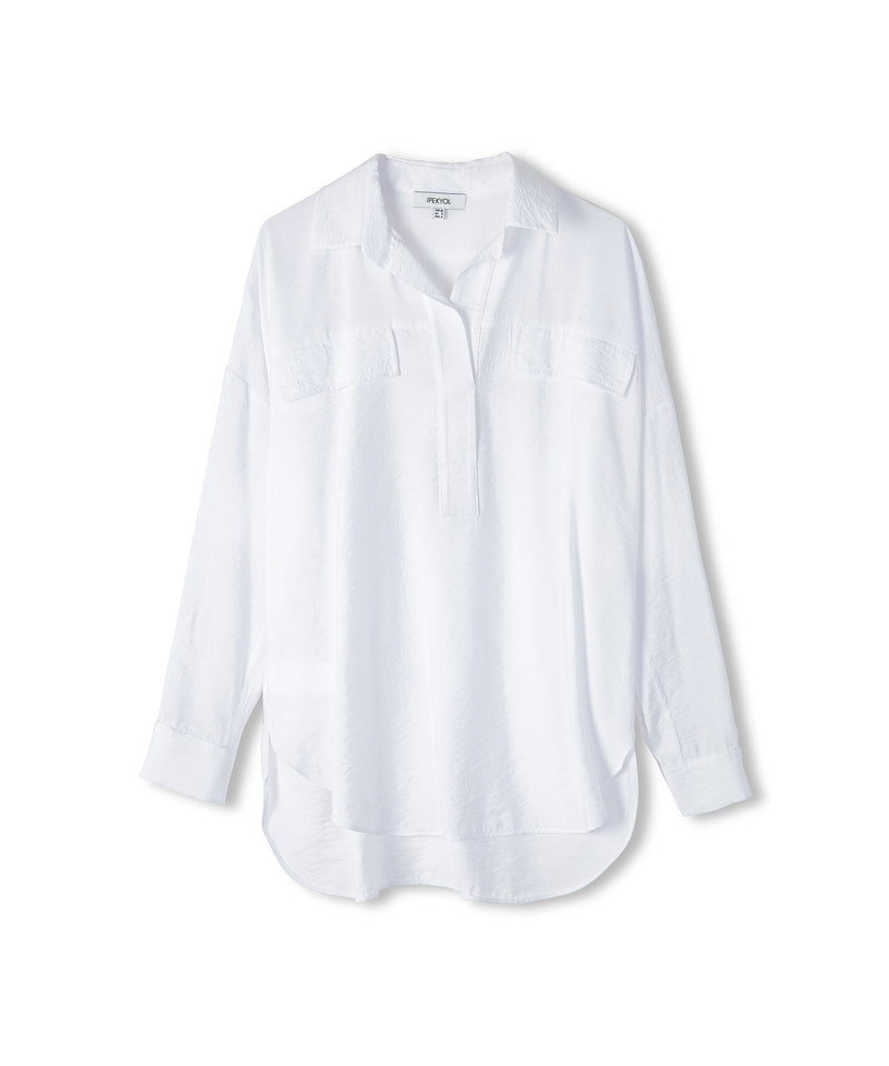 Ipekyol Basic Long Sleeve Shirt Ecru