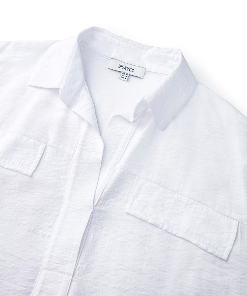 Ipekyol Basic Long Sleeve Shirt Ecru