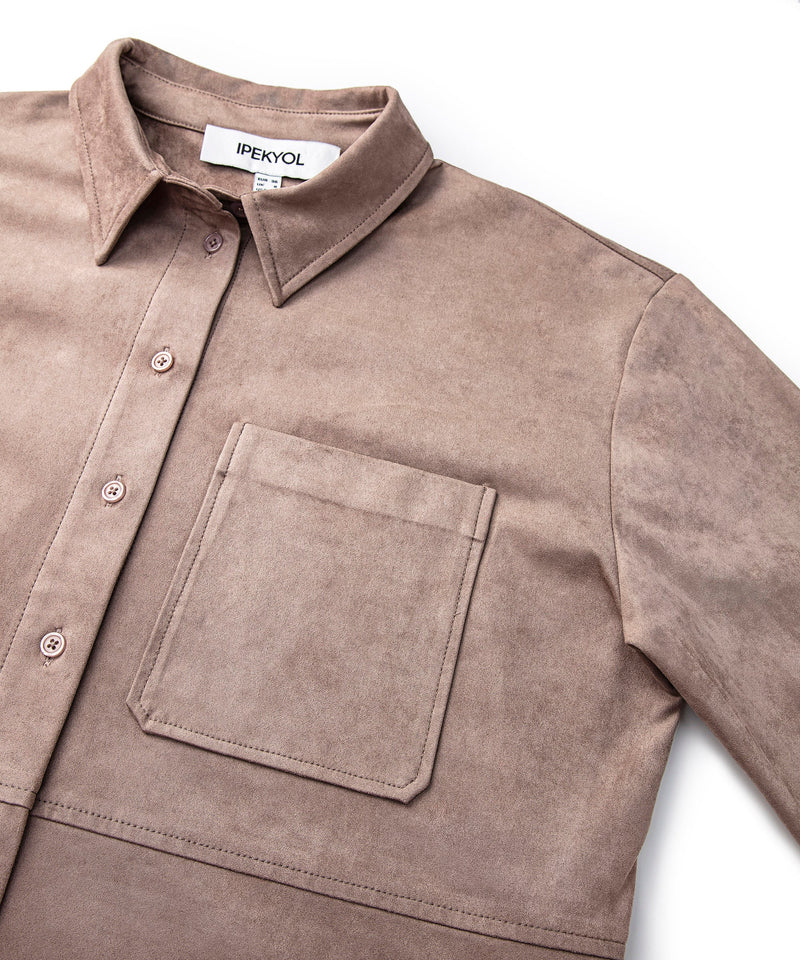 Ipekyol Suede Shirt Mink