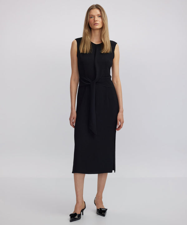 Ipekyol Tie Waist Midi Dress Black