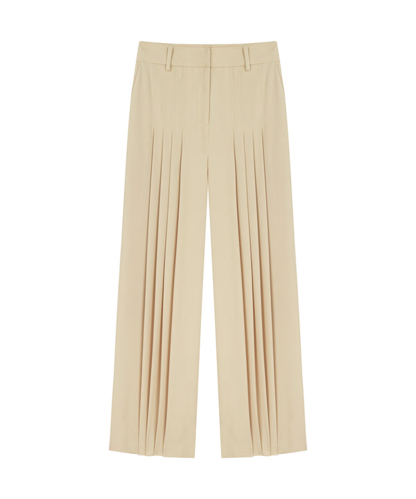 Ipekyol Pleated Detail Trousers Natural