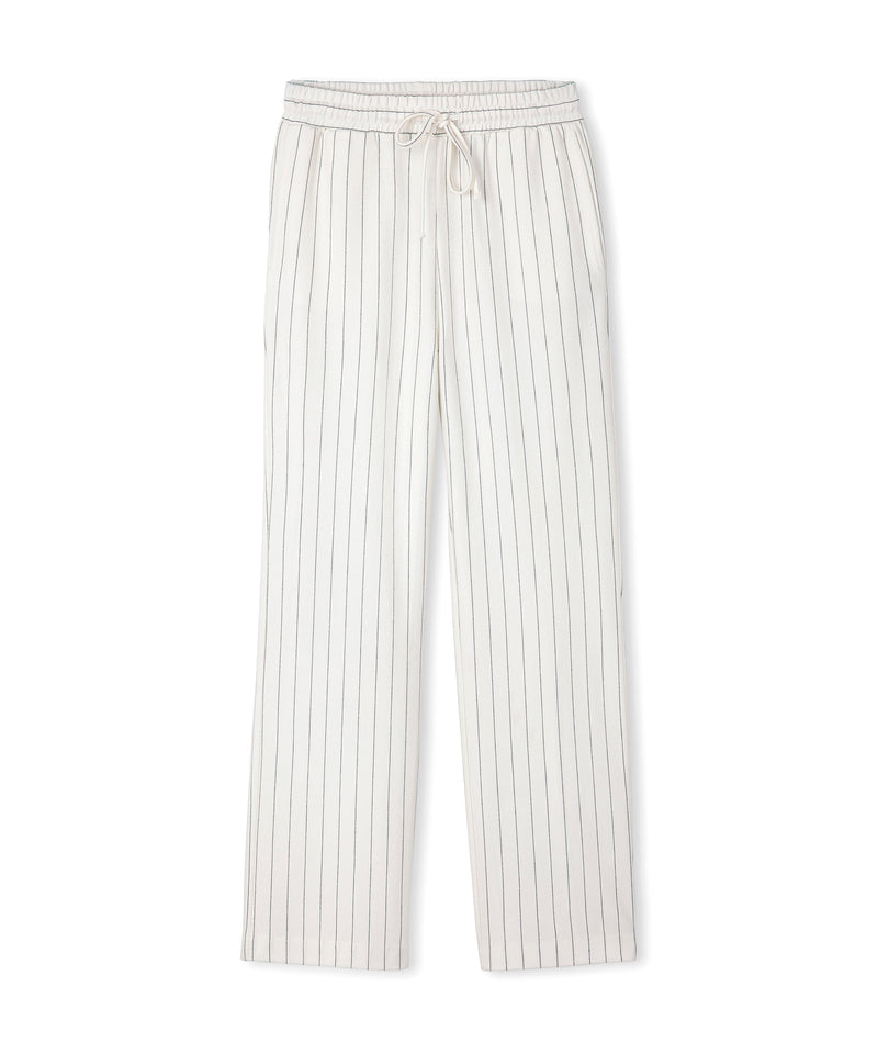 Ipekyol Striped Pattern Trousers Off White