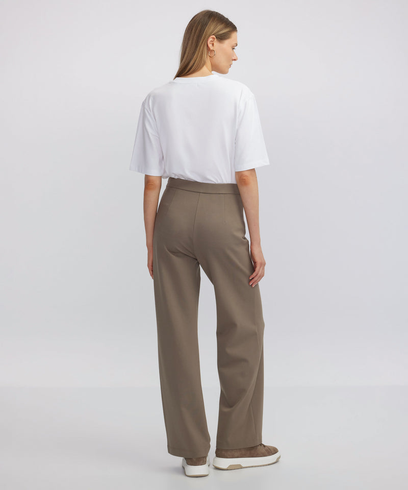 Ipekyol Flare Fit Knitted Trousers Mink