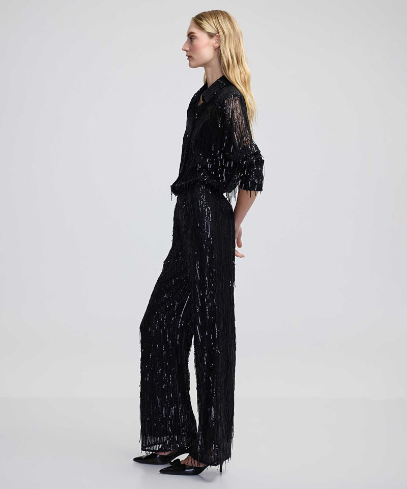 Ipekyol Sequined Trousers Black