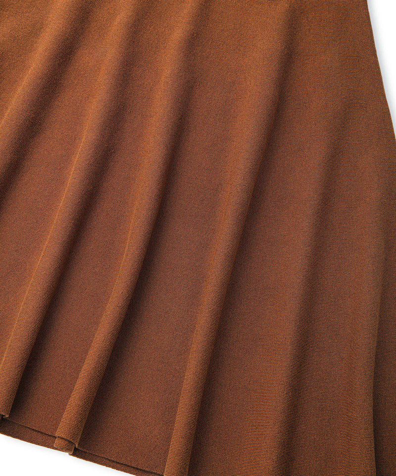 Ipekyol Flounce Knit Skirt Caramel