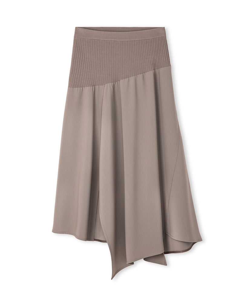 Ipekyol Knitwear Mix Midi Skirt Mink