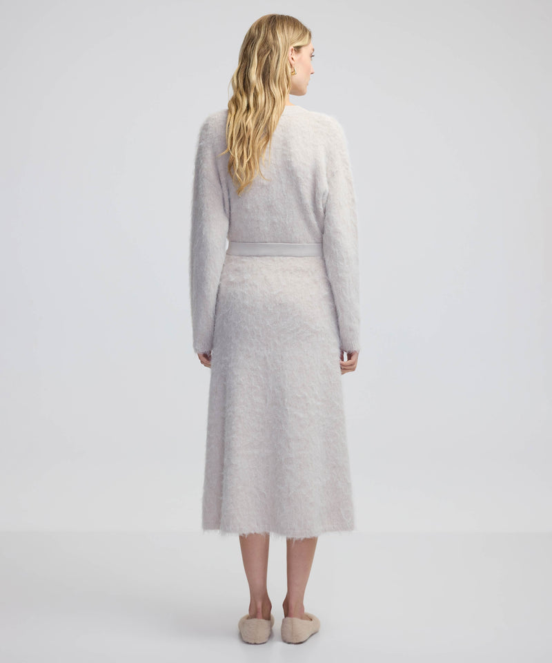 Ipekyol Wool Blend Flared Skirt Off White