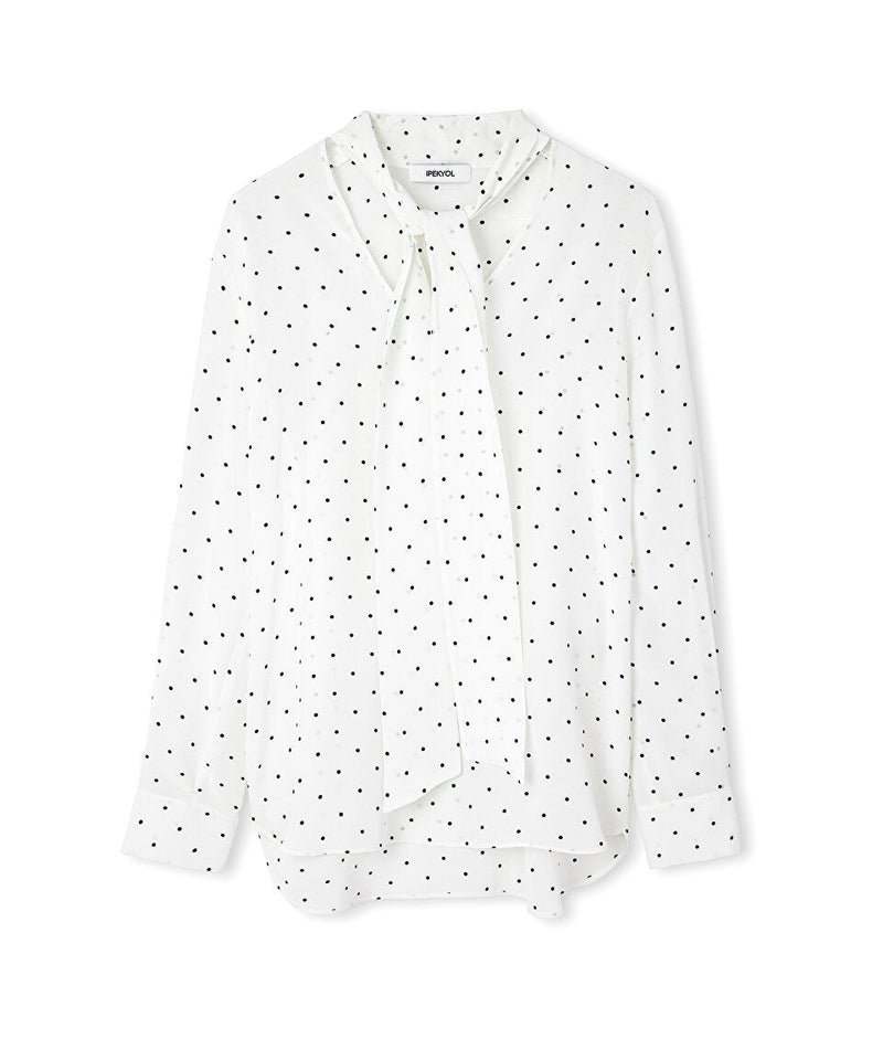 Ipekyol Polka Dot Pattern Blouse Off White