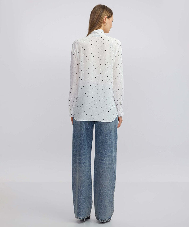 Ipekyol Polka Dot Pattern Blouse Off White