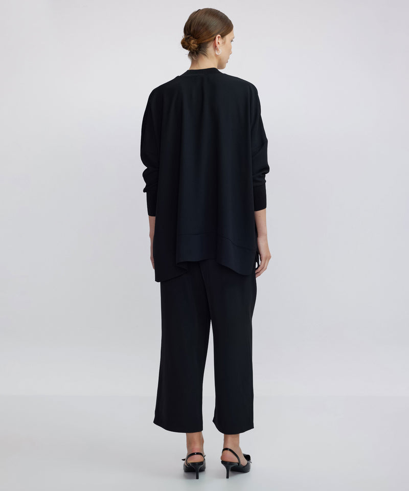 Ipekyol Knitted Mix Oversize Blouse Black