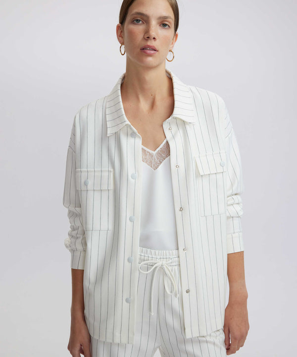 Ipekyol Striped Shirt Off White