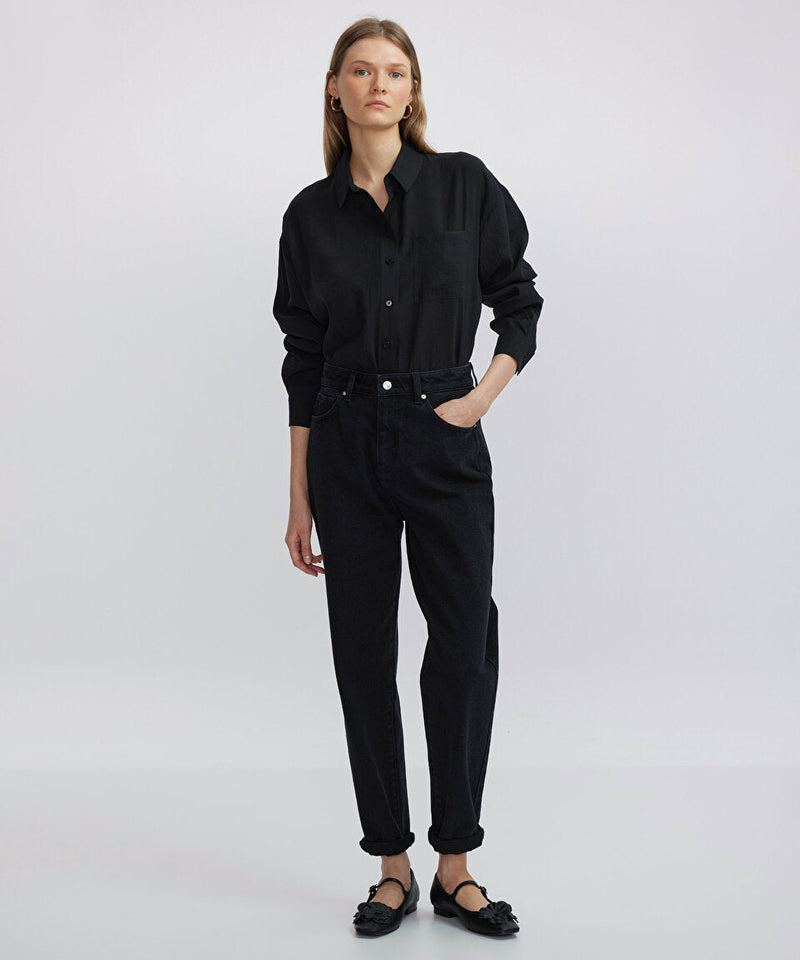 Ipekyol Basic Shirt With Pockets Black