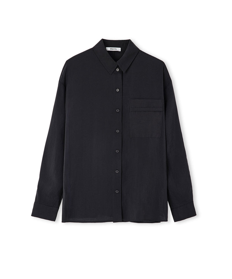 Ipekyol Minimal Shirt With Pockets Black