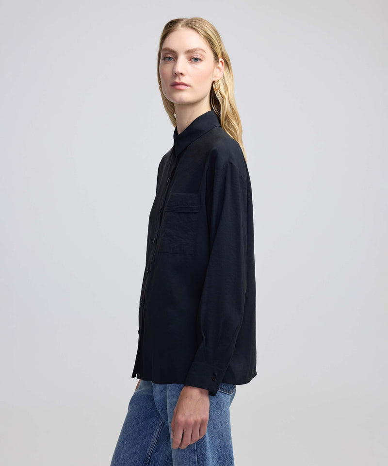 Ipekyol Minimal Shirt With Pockets Black