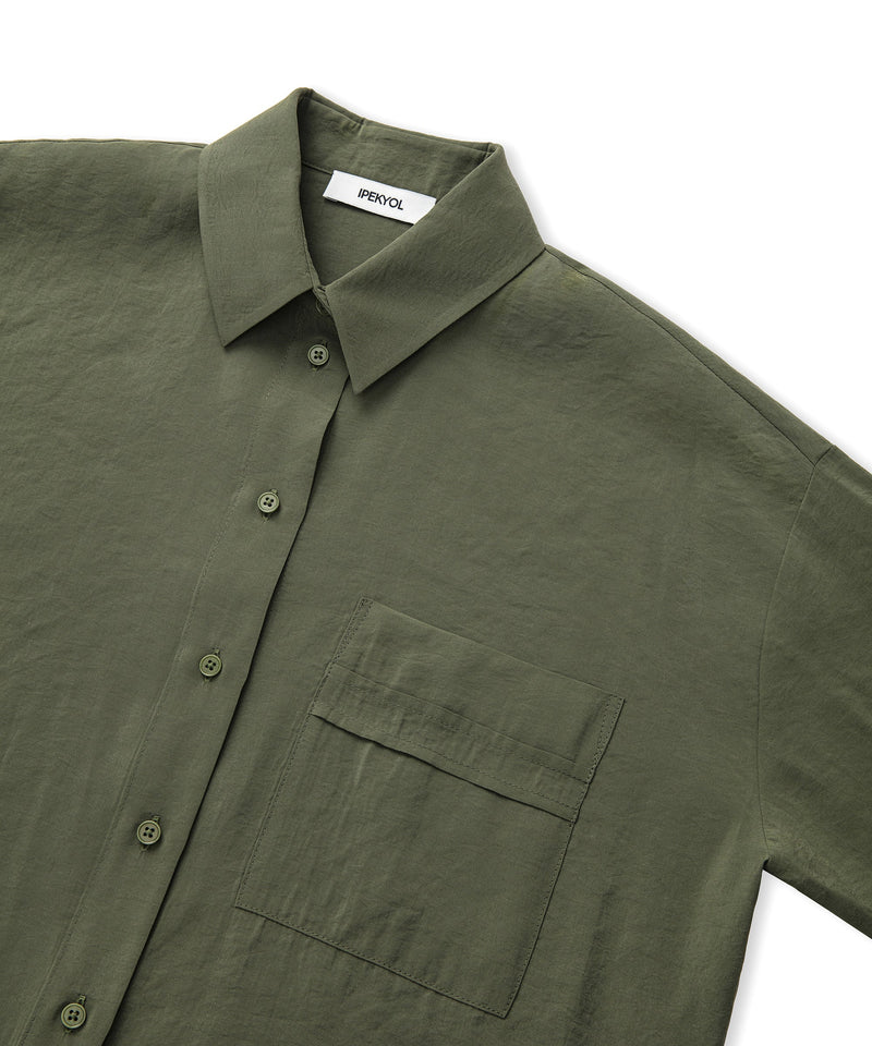 Ipekyol Minimal Shirt With Pockets Khaki